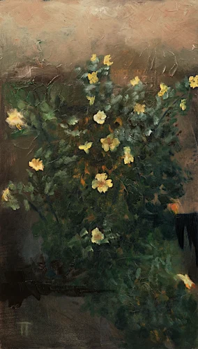 Mimolus - olio su pannello - cm 20x35