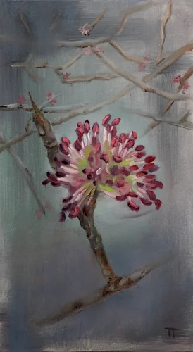 Elm - olio su pannello - cm 20x35