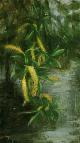Willow - olio su pannello - cm 20x35